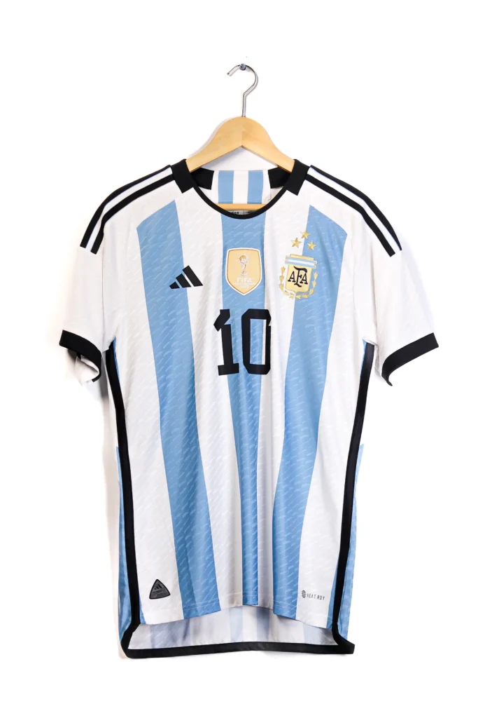 Argentina 2022 Home Messi SS 3 stars (L)