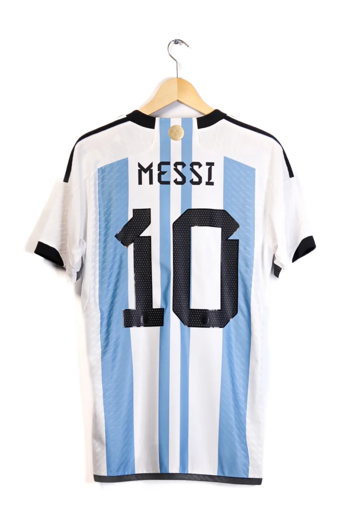 Argentina 2022 Home Messi SS 3 stars (L)