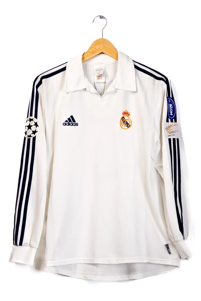 Real Madrid 2001-2002 Home Zidane LS (M)