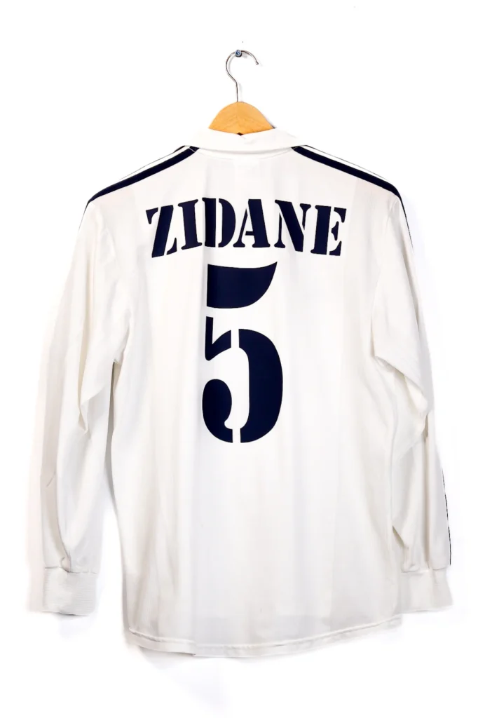 Real Madrid 2001-2002 Home Zidane LS (M)