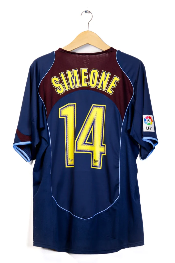 Atletico Madrid 2004-2005 Away Simeone SS (L)
