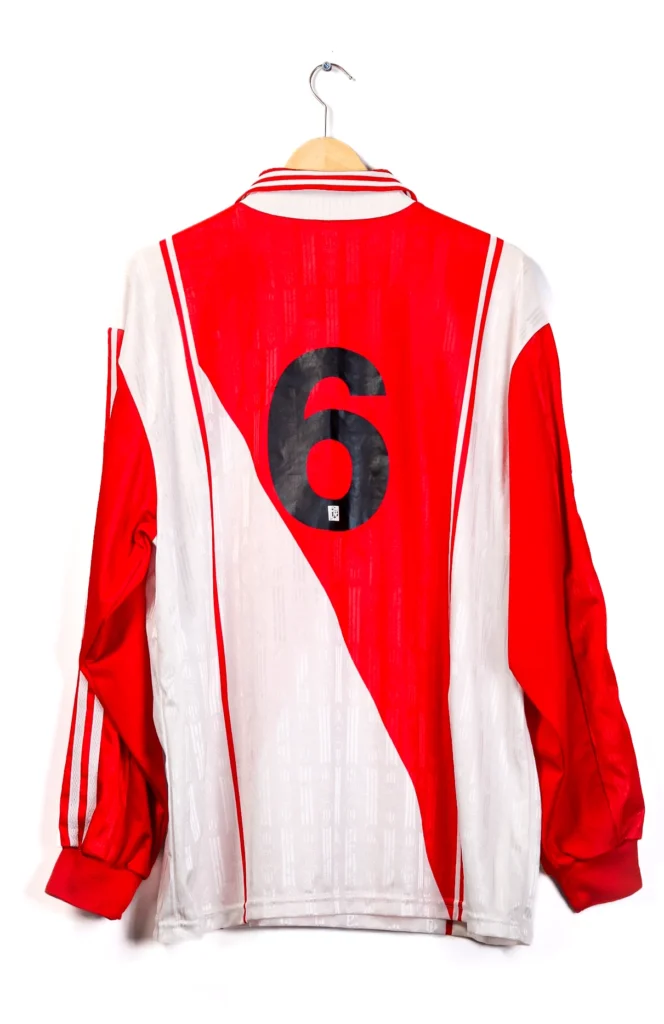 AS Monaco 1998-1999 Home Djetou LS (XL) Match Issue