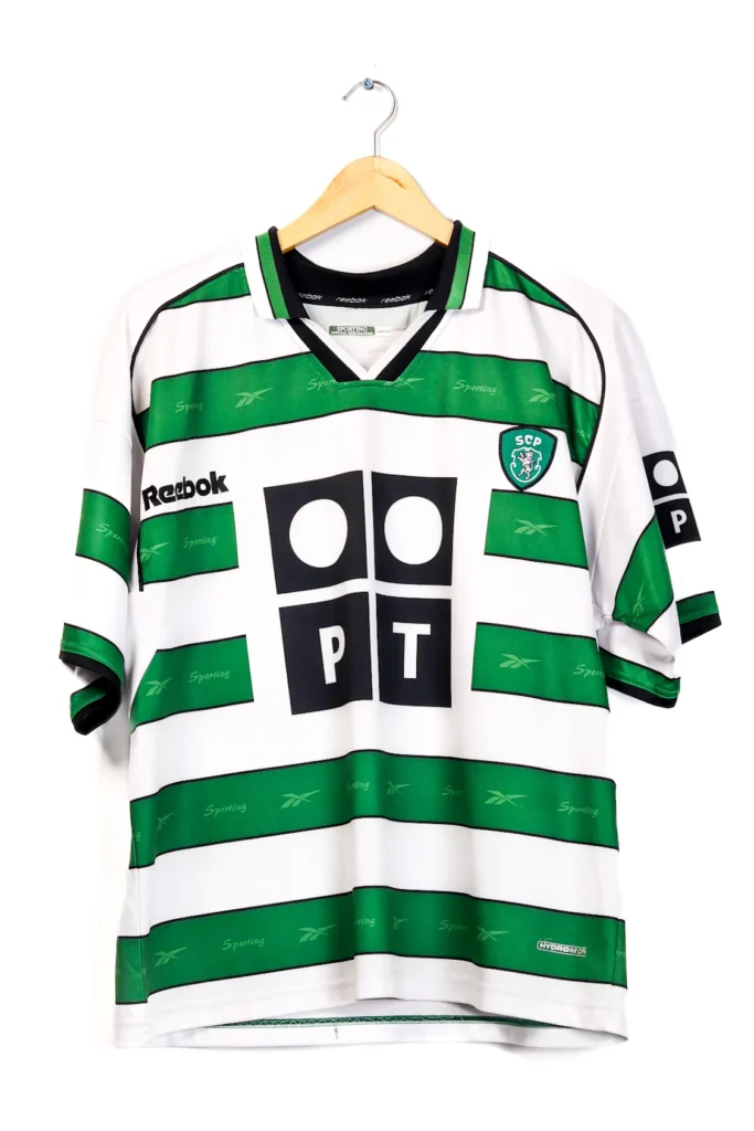 Sporting Lisbon 2001-2002 Home Ronaldo SS (L)