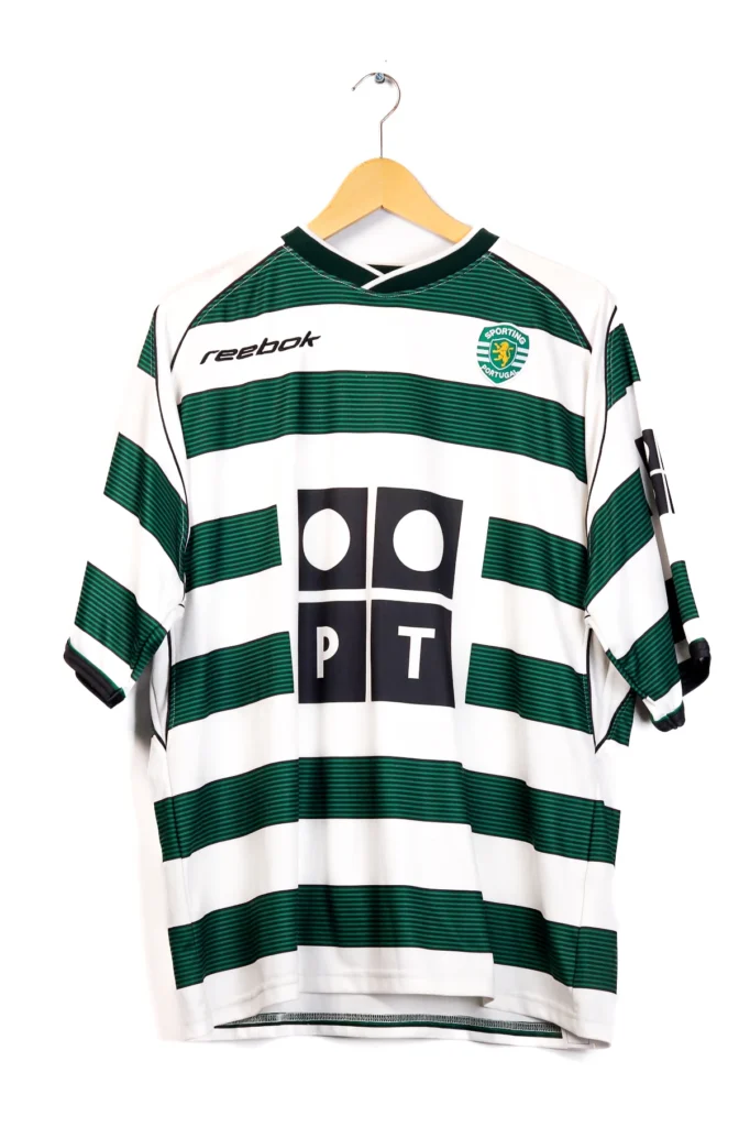 Sporting Lisbon 2002-2003 Home Ronaldo SS (XL)