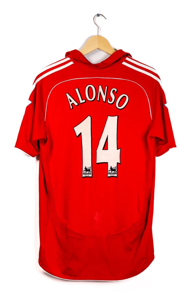 Liverpool 2006-2007 Home Xabi Alonso SS (M)