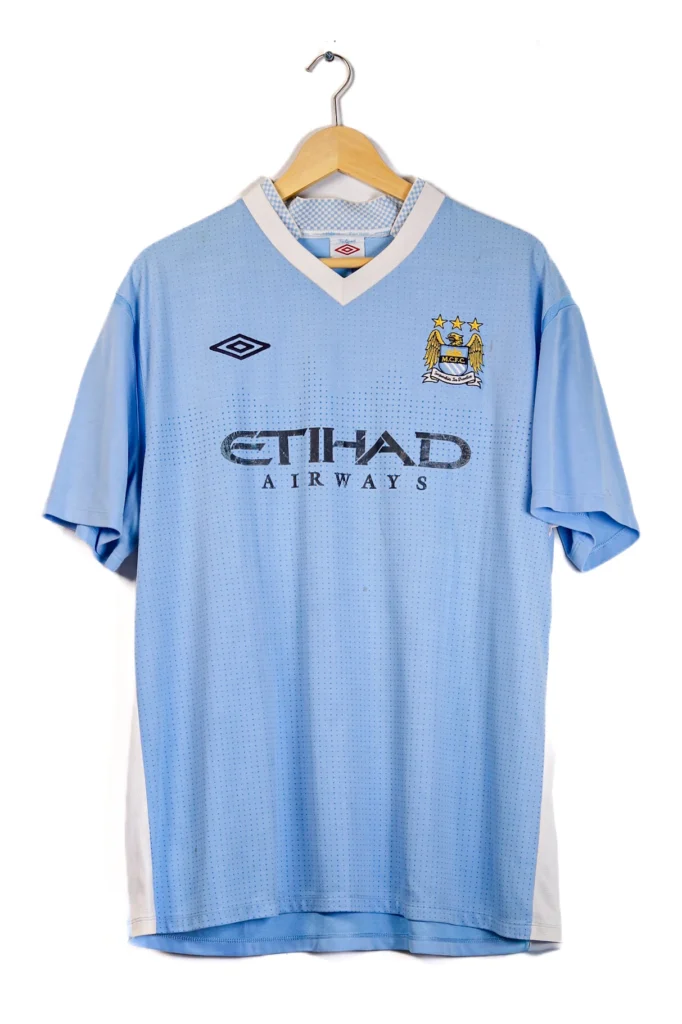 Manchester City 2011-2012 Home Aguero SS (XL)