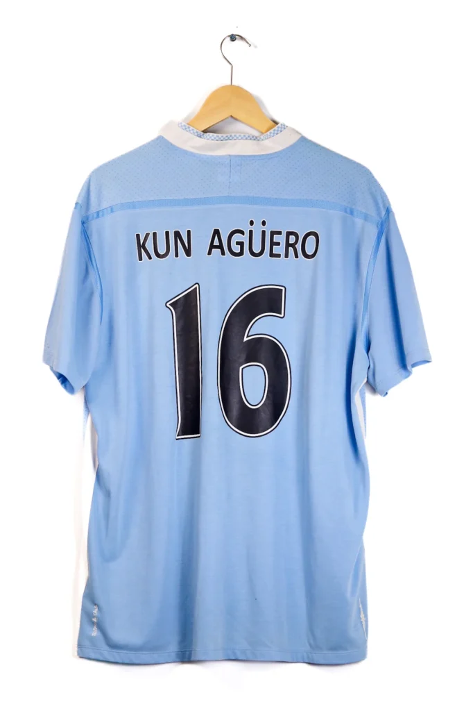 Manchester City 2011-2012 Home Aguero SS (XL)