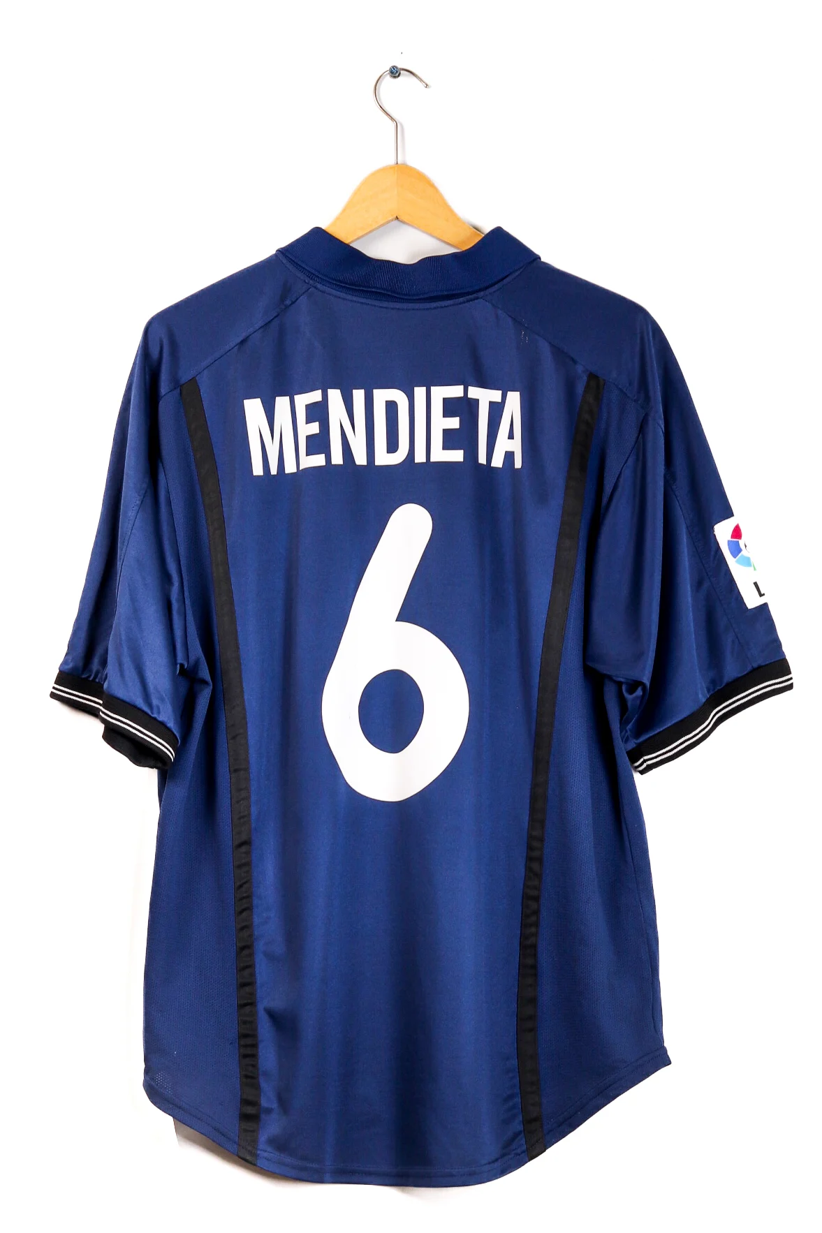 Valencia 1999-2000 Away Mendieta SS (L)