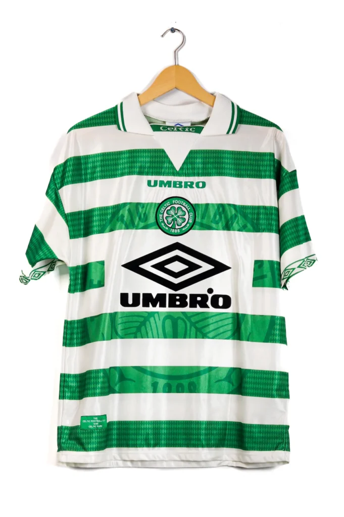 Celtic 1997-1998 Home Viduka SS (M)
