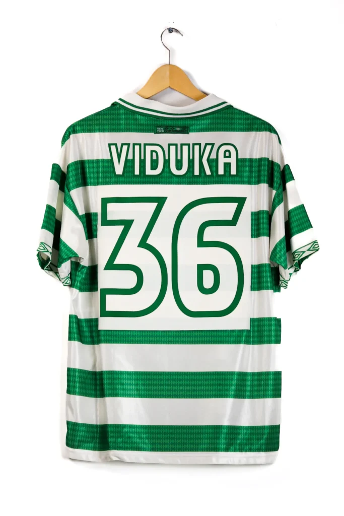 Celtic 1997-1998 Home Viduka SS (M)