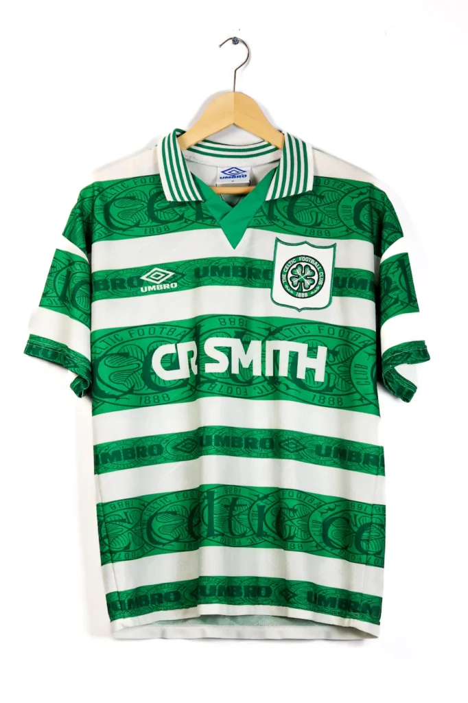 Celtic 1995-1996 Home Hooijdonk SS (M)