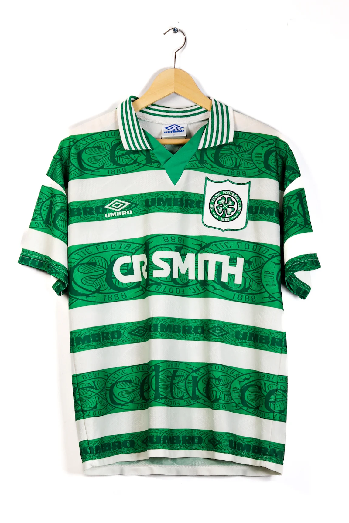 Celtic 1995-1996 Home Hooijdonk SS (M)