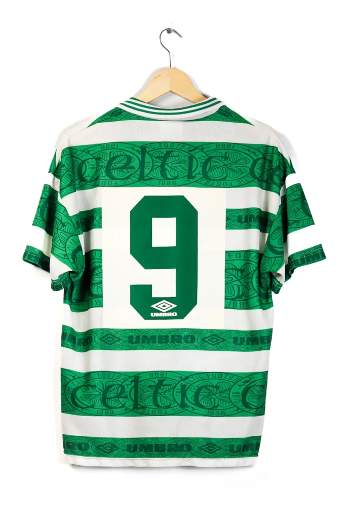Celtic 1995-1996 Home Hooijdonk SS (M)