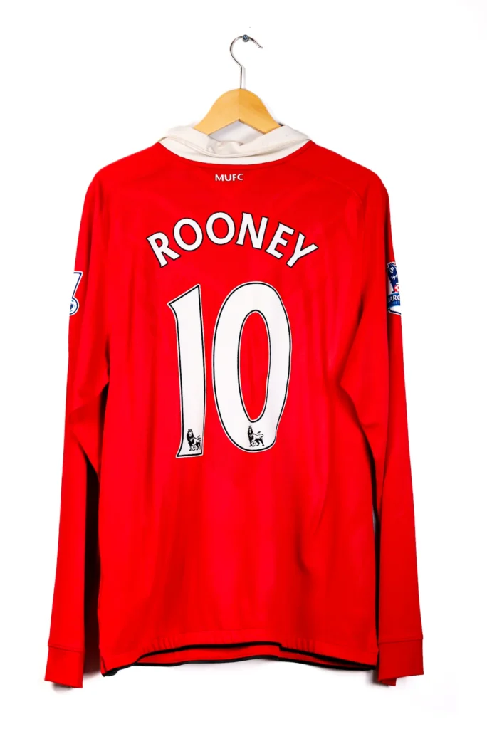 Manchester United 2010-2011 Home Rooney LS (L)
