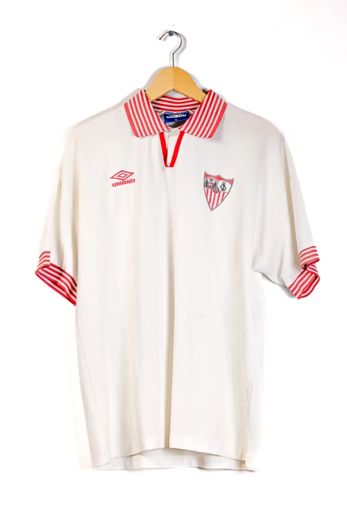 Sevilla 1996-1997 Home Bebeto SS (L)