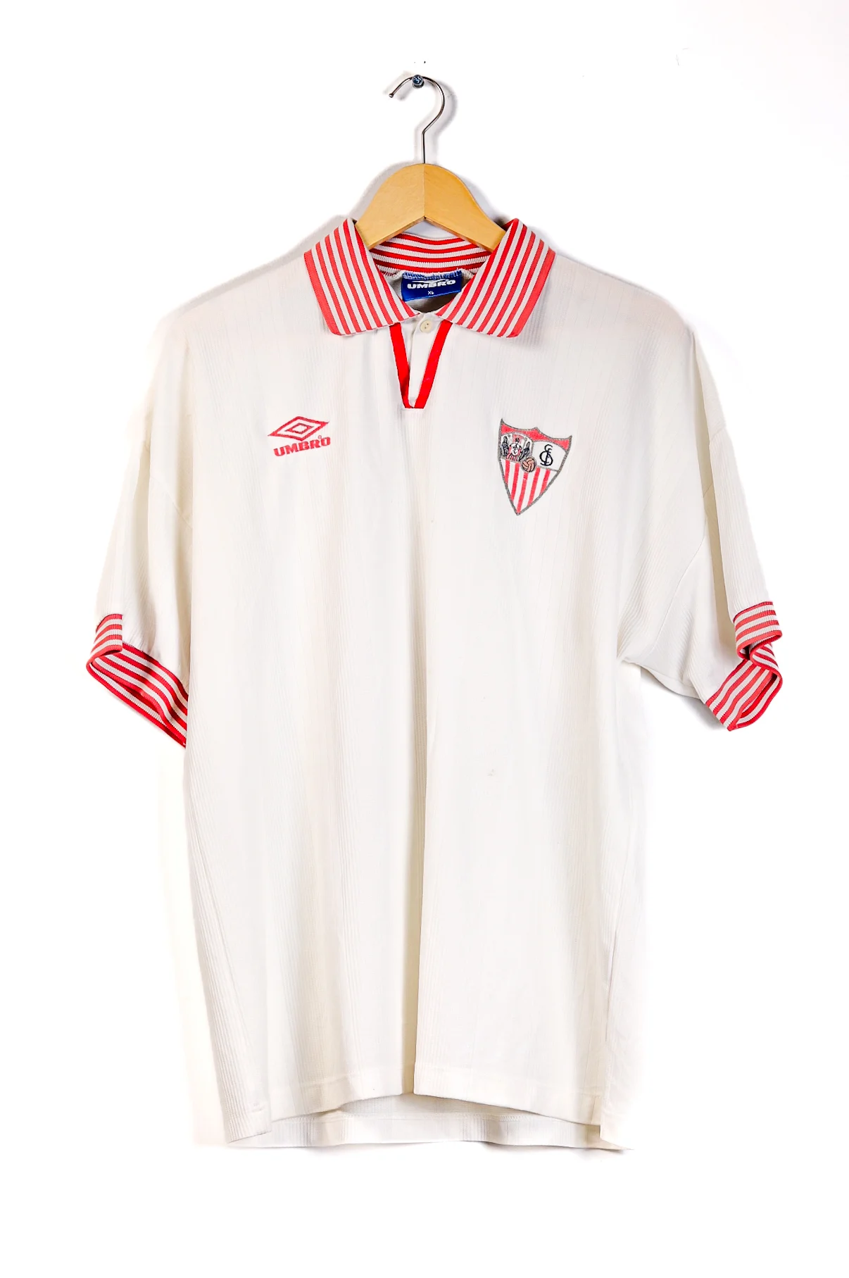Sevilla 1996-1997 Home Bebeto SS (L)