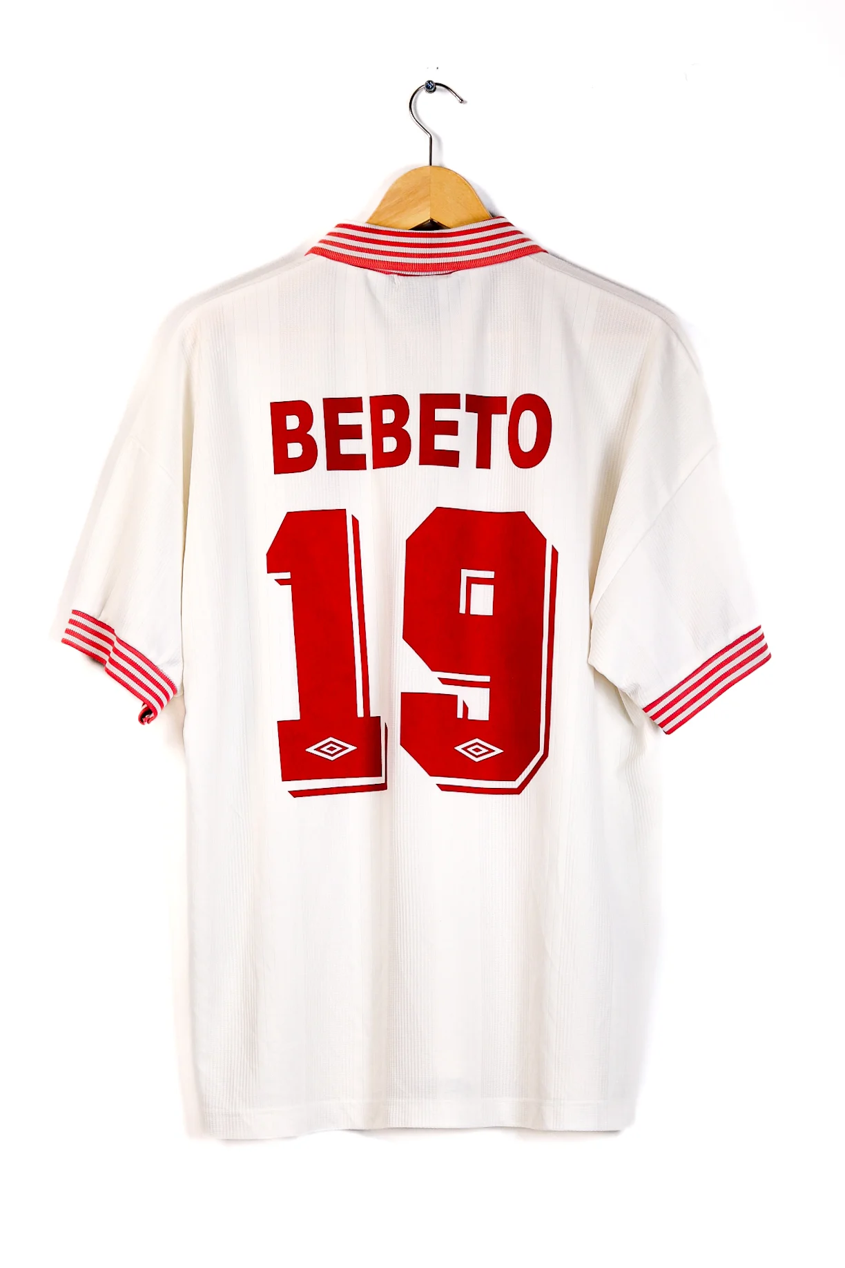 Sevilla 1996-1997 Home Bebeto SS (L)