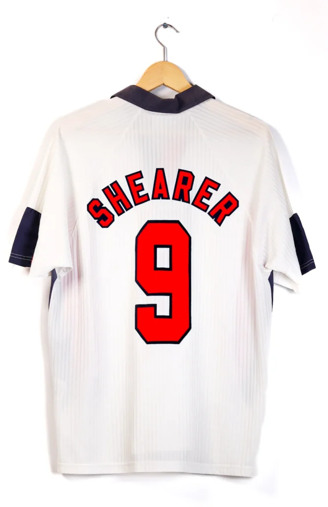 England 1998 Home Shearer SS (L)