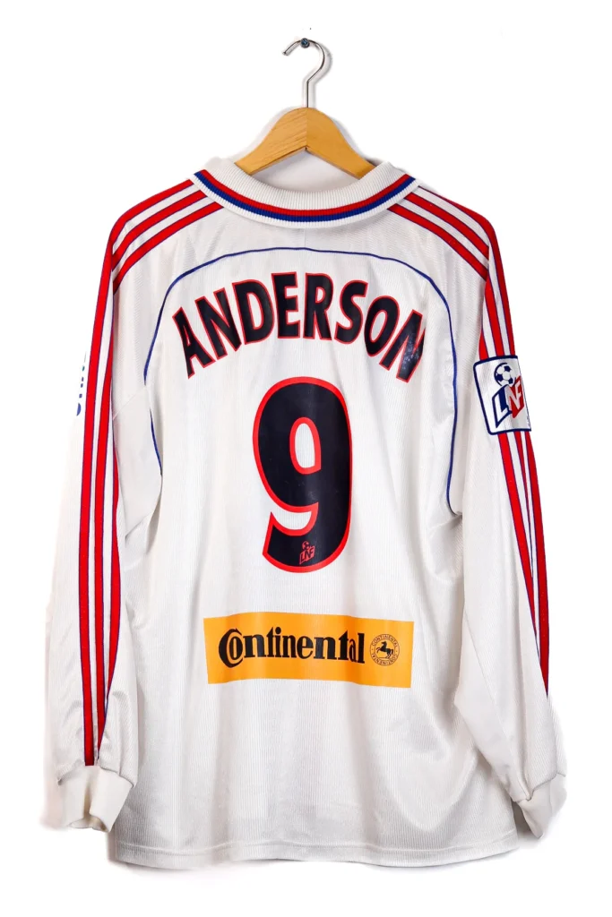 Lyon 1999-2000 Home Sonny Anderson LS (XL)