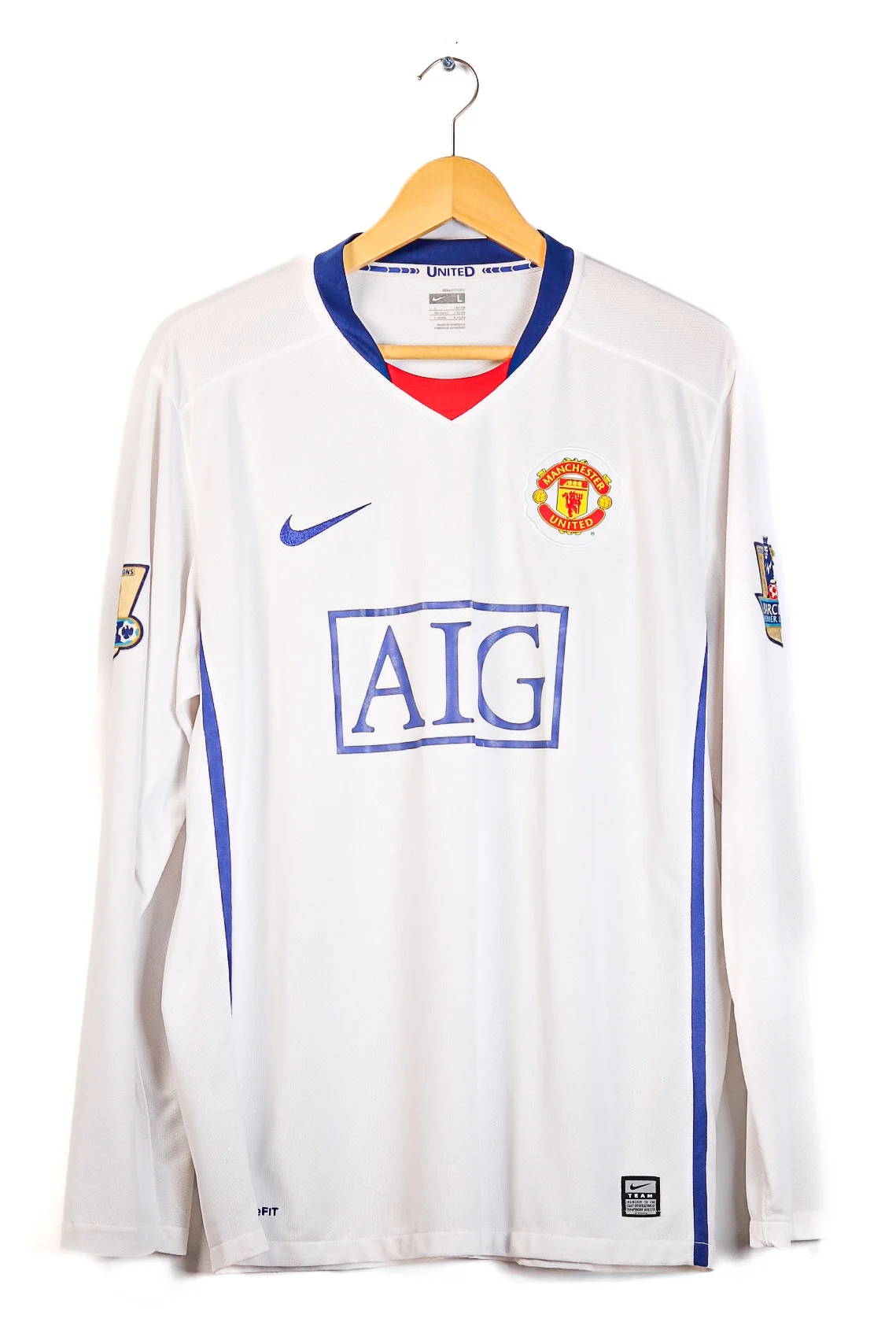 Manchester United 2008-2009 Away Ronaldo LS (L)