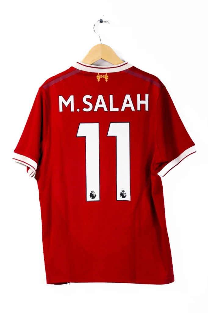 Liverpool 2017-2018 Home Salah SS (L boy)