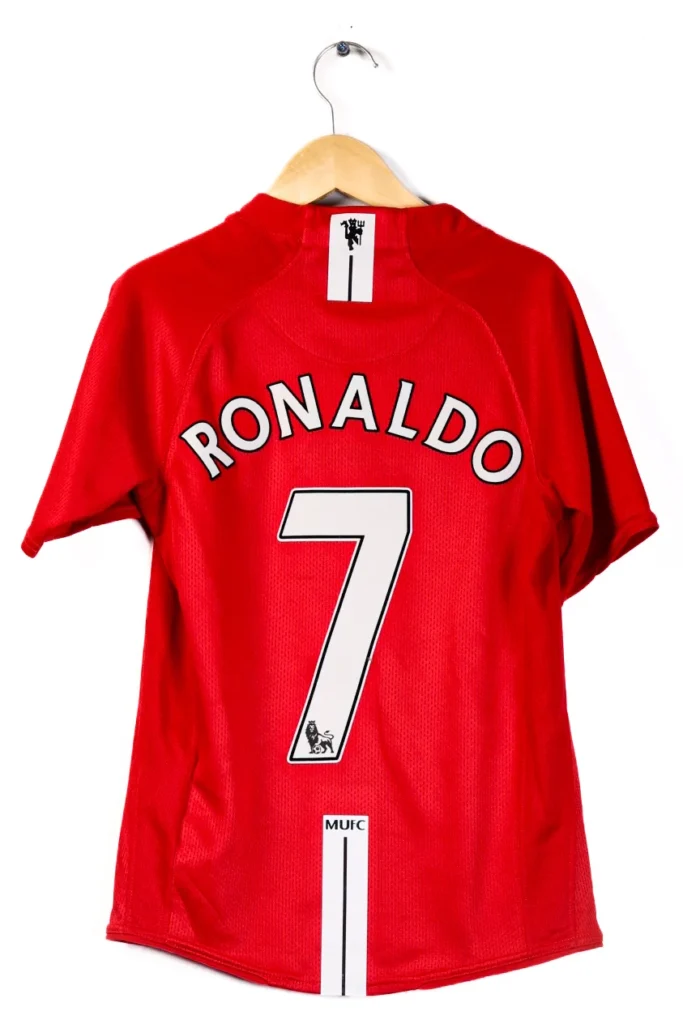 Manchester United 2007-2008 Home Ronaldo SS (S boy)