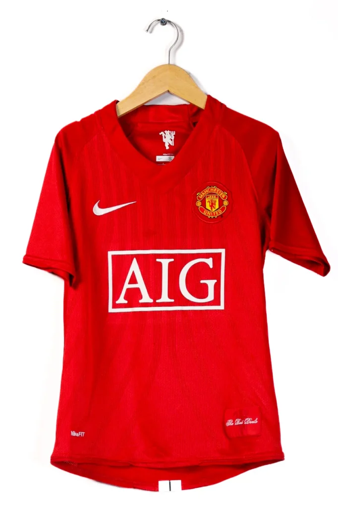 Manchester United 2007-2008 Home Ronaldo SS (S boy)