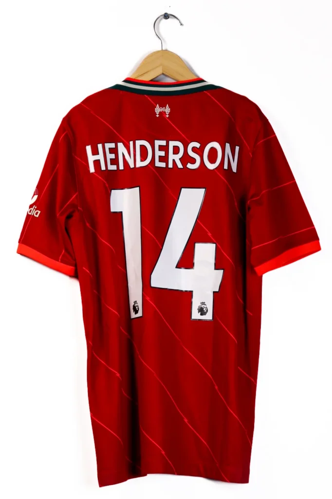 Liverpool 2021-2022 Home Henderson SS (XL boy)